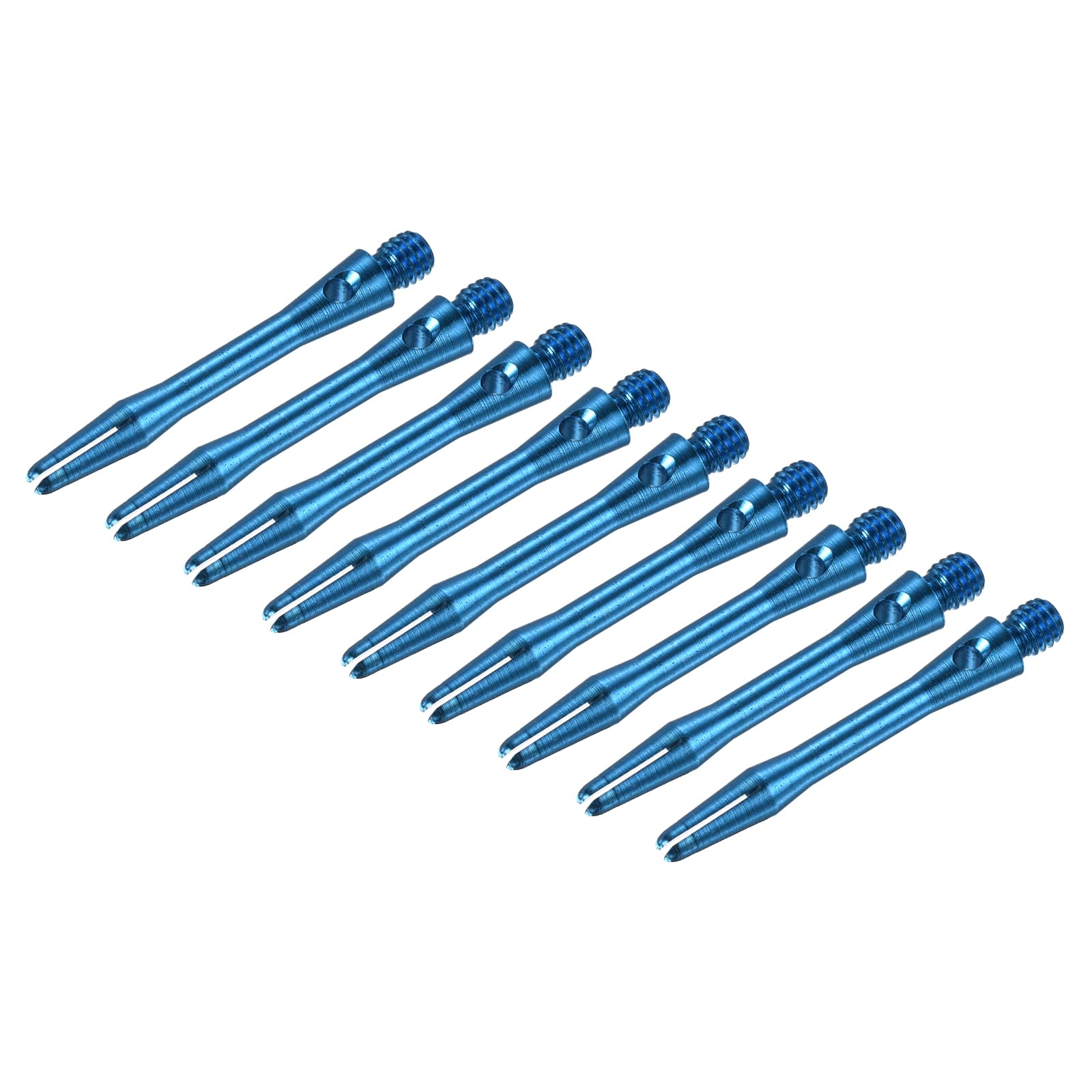 PATIKIL 35mm Aluminum Dart Shafts, Medium 2BA Thread Dart Stems Dart Accessories Throwing Fitting for Steel Tip - 9 Pack (Sky Blue)
