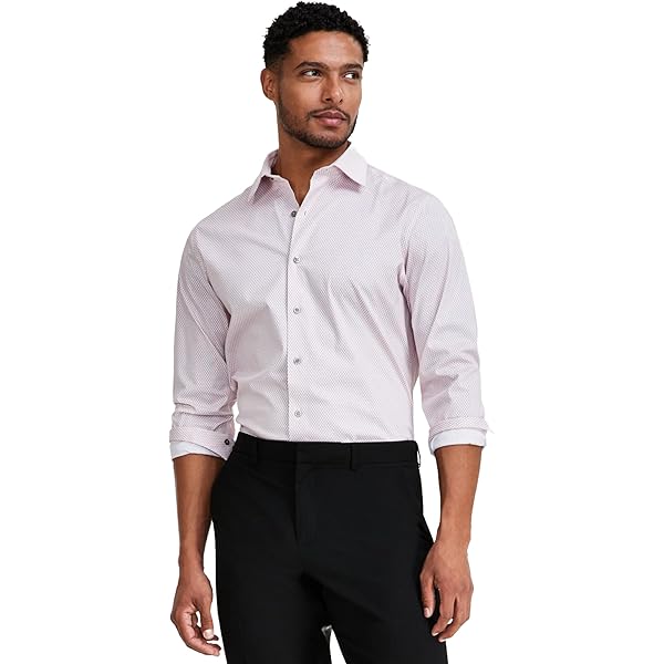 alfani athletic fit dress shirts Alfani Mens Dress Shirt Ruby Red Size Small S Button Down Athletic Fit