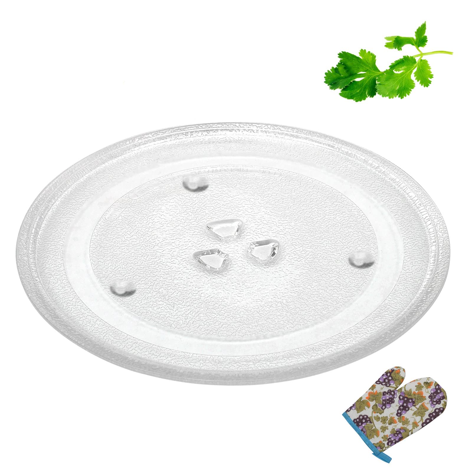 Photo 1 of HOME RIGHT Microwave Glass Plate, 12-1/2" Microwave Turntable Tray Glass Plate Replacement, Compatible LG, Samsung, Kenmore, Hotpoint, Panasonic And GE.