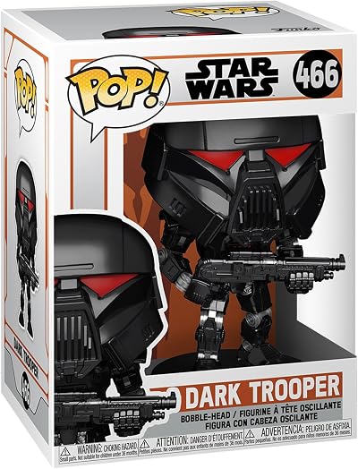 Funko Pop Star Wars The Child Mandalorian Dark Trooper Battle Vinyl Figure