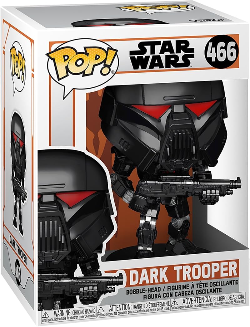 Funko Pop Star Wars The Child Mandalorian Dark Trooper Battle Vinyl Figure
