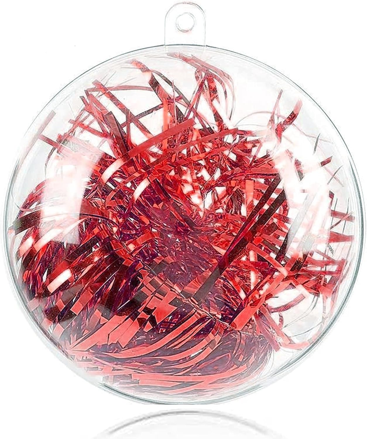 Ornaments - 20Pcs 80mm Ornament Balls Christmas Decoration Balls, Clear Plastic Fillable Ornaments Ball, DIY Clear Plastic Balls For Christmas, New Years Present, Wedding Home Decor (3.14'')