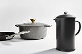Le Creuset Stoneware Cafetière French Press 1 L Satin Black 91028200000000 view 3