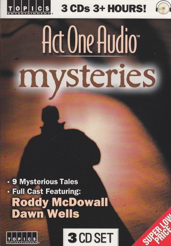 9 Mystery Stories on 3 Audio CD's ~ Special Guest Stars ~ Audiobook for home or car