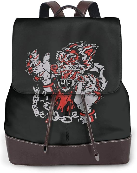 Amazon Co Jp リュック ウルフマン レディース バックパック ショルダーバッグ マザーズバッグ リュックサック 大容量 二層 かわいい 防水 軽量 高級レザー 人気 ビジネス おしゃれ お出かけ 32 27 13cm 服 ファッション小物