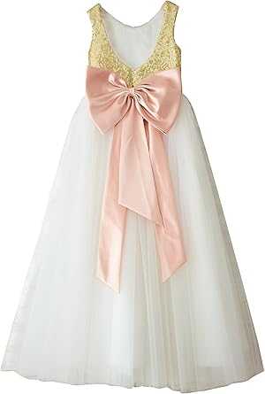 gold junior bridesmaid dresses