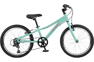 Retrospec Dart 20 & 24 Inch Kids Bike - 7-Speed Hybrid Bicycle for Ages 6-11 with 29in All-Season Tires & Shock Absorption - Adjustable Height Youth Bike with V-Brakes & Smooth Gear Shifting
