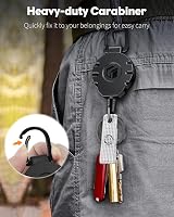 Uniclife Retractable Keychain Badge Reel Heavy Duty 80 cm Steel Wire 226 g view 3