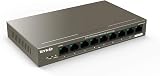 Tenda TEF1109P-8-63W 9-Port PoE Switch 10/100Mbps 58W Metal 250m Plug & Play view 2