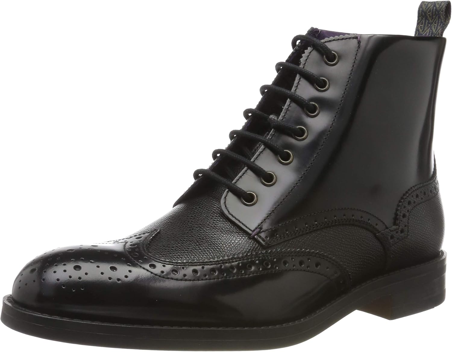 ted baker black brogue boots