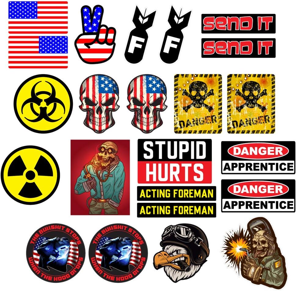 Zombie Welder Welding Helmet Sticker Decal Toolbox car window truck