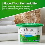 DIVCHI Dehumidifier 500ml Pack of 5 Moisture Absorbers Damp Remover view 3