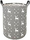ACMUUNI 19.7 Inch Round Kids Laundry Clothes Hamper