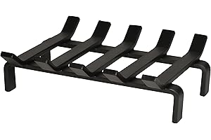 SteelFreak Heavy Duty 13 x 10 Inch Steel Grate for Wood Stove & Fireplace - Made in The USA