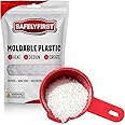 Thermoplastic Beads | Reusable Moldable Plastic | Meltable Polymorph Pellets Compatible with Instamorph | Lightweight Modeling Compound for DIY, Sculpting, Cosplay Accessories, Repair | White, 3oz
