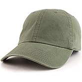 Armycrew Oversize 2XL Garment Washed Soft Cotton Canvas Dad Hat Cap