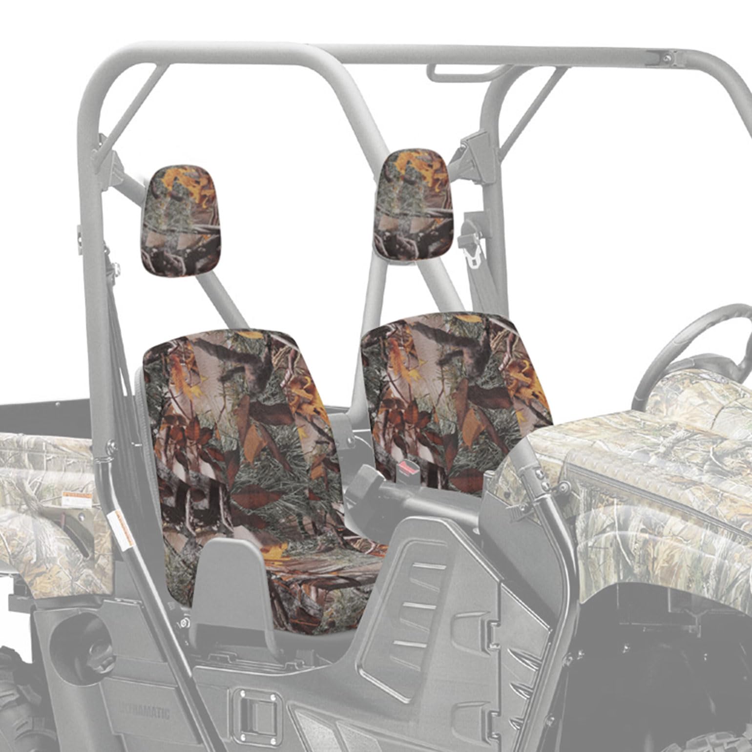 Photo 1 of KEMIMOTO UTV Seat Cover, Bucket Cushion Sleeve Set Camo, Compatible with Rhino 450 660 700, Fits with Rhino Bucket Seat Cover with Headrest Cover
