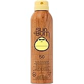 Sun Bum Original SPF 50 Sunscreen Spray, Vegan and Reef Friendly (Octinoxate & Oxybenzone Free) Broad Spectrum Moisturizing U