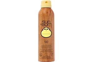 Sun Bum Original SPF 50 Sunscreen Spray, Vegan and Reef Friendly (Octinoxate & Oxybenzone Free) Broad Spectrum Moisturizing U