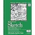 Strathmore 400 Series Sketch Pad, Recycled Paper, 3.5x5 inch, 100 Sheets - Artist Sketchbook for Drawing, Illustration, Art Class Students