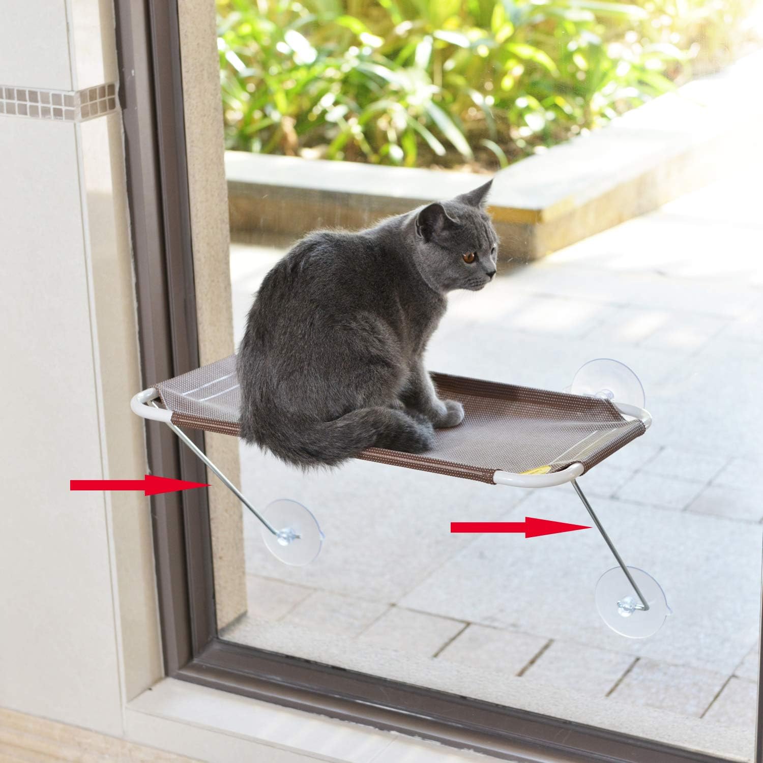 LsaiFater All Around 360° Sunbath and Lower Support Safety Iron Cat