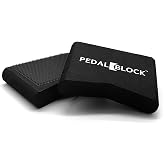 KickBlock PedalBlock with Shock-Absorbing Grip &ndash; Stage Black (Set of 2) | Drum Pedal Anchor for Hi-Hat Stand, Double Kick, Keyboard and Electronic Bass Drum Pedals &ndash; Prevents Slide