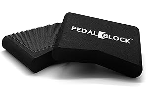 KickBlock PedalBlock – Drum Pedal Anchor for Hi-Hat Stand, Double Kick, Keyboard and Electronic Bass Drum Pedals – Prevents Slide with Shock-Absorbing Grip – Stage Black (Set of 2)