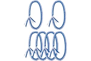 GHGMAO Graduation Lei, Graduation Leis 2025, Graduation Necklace for Class of 2025, 1PC/2PCS/6PCS Braided Ribbon Lei for Graduation Accessories, Grads Parties Decorations
