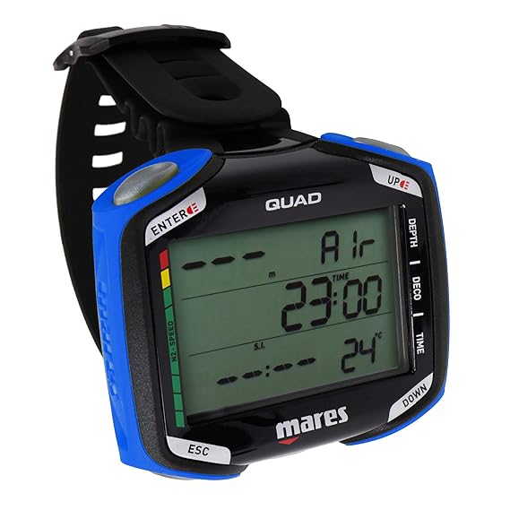 Mares 414134 Quad Dekompression Tauchcomputer für Unisex Erwachsene