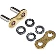 RK Racing Chain GB520GXW-RIV-CL (520 Series) Gold XW-Ring Rivet-Type Connecting Link