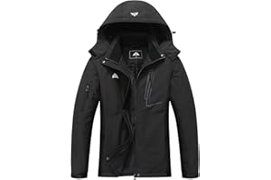 MOERDENG Women's Waterproof Ski Jacket Warm Winter Coat Hooded Snowboarding Jacket Snow Coat