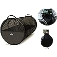 Pet Travel Tube Car Crate Kennel, Pet Containment Barrier Mesh Tube, Soft Pet Cage, One Large Size Fits All