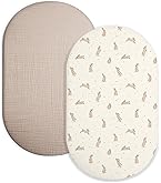 TL Care Chenille Mini Crib Sheet - Heavenly Soft, Fitted 24x38 Inch, White For Boys & Girls