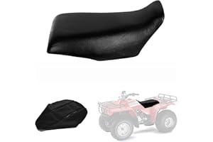 Kistrba Seat Cover Replacement Compatible with Honda Fourtrax 300 1988-2000, Heavy Duty Leather Seat Cover Replacement, Black