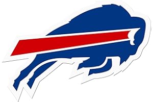 NFL Siskiyou Sports Fan Shop Buffalo Bills Auto Decal 8 inch sheet Team Color