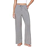 ODODOS Women's Lounge Pants with Pockets Drawstring Lightweight Loose Comfy Casual Pajama Pants-28/30" Inseam