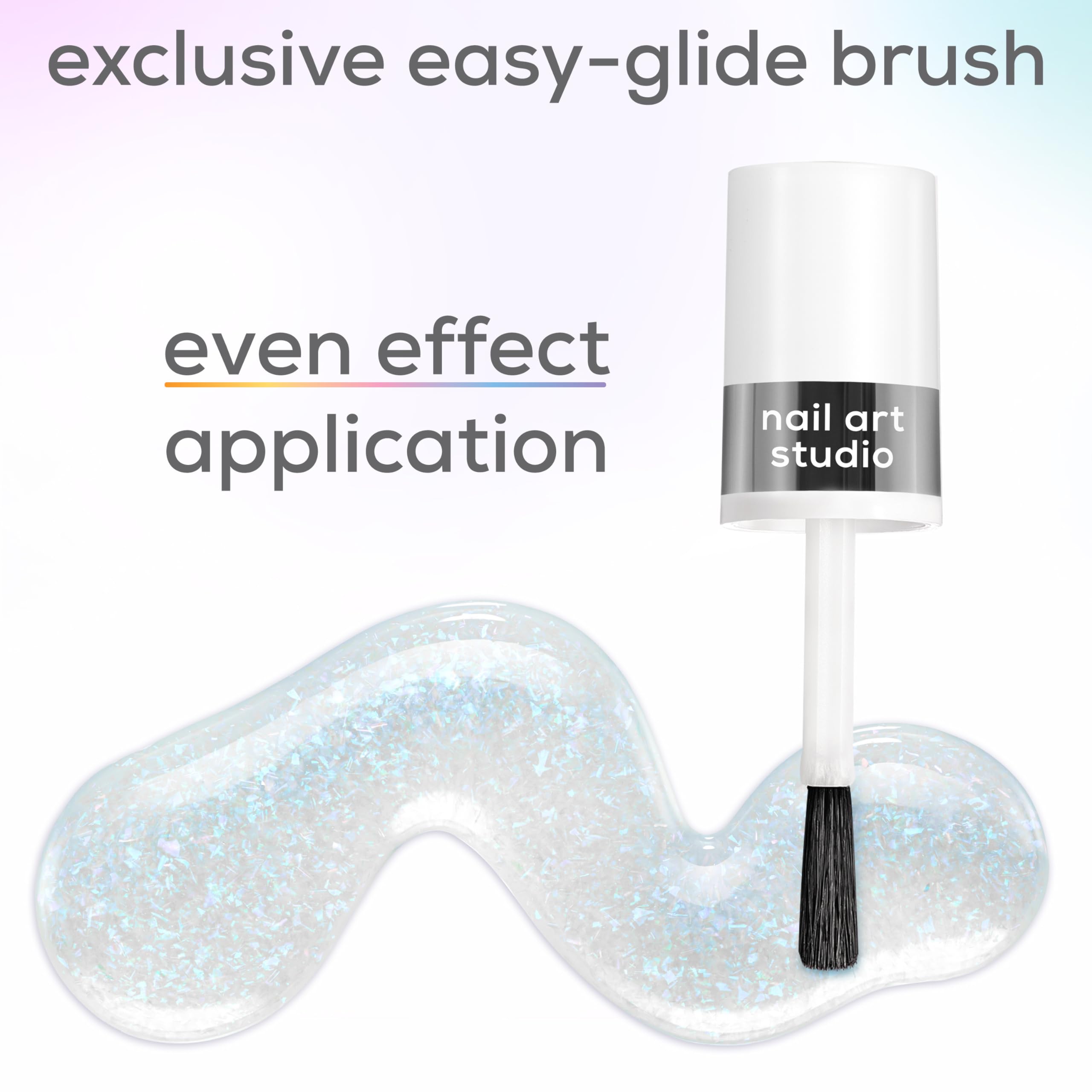 essie Nail Art Studio Special Effects Polish, Shimmer, Vegan, Pink Nail Polish, Astral Aura, 0.46 Fl Oz - Image 5