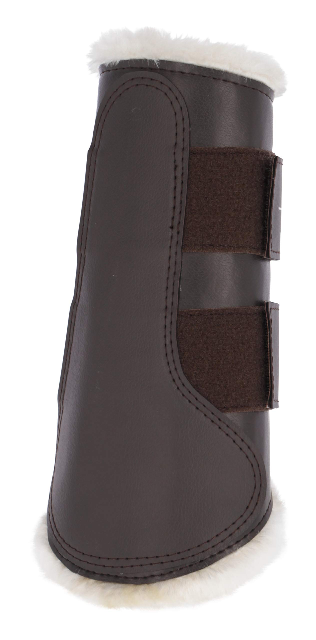 Kerbl Dressage Boots Fleece Front Brown L