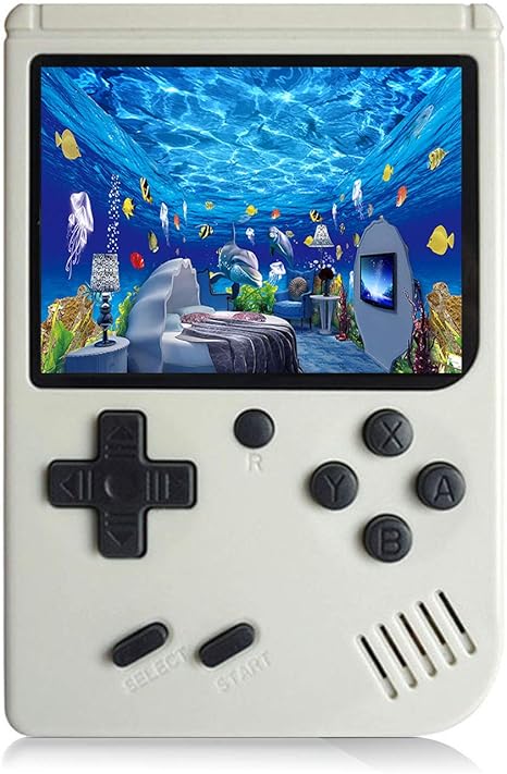 Amazon Jafatoy レトロなハンドヘルドゲームコンソール 子供 大人用 168クラシックゲーム 8ビットゲーム 3インチスクリーン ビデオ ゲーム Avケーブル付き Tvで遊べる ホワイト Jadetech テレビゲーム 体感ゲーム おもちゃ