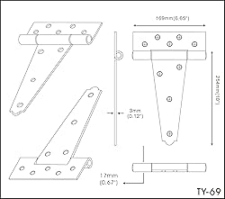 QCAA Stainless Steel Extra Heavy Tee