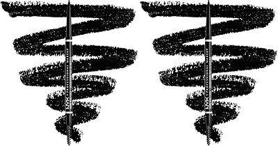 NYX Micro Brow Pencil Dual Ended 0.09g Black Pack of 2