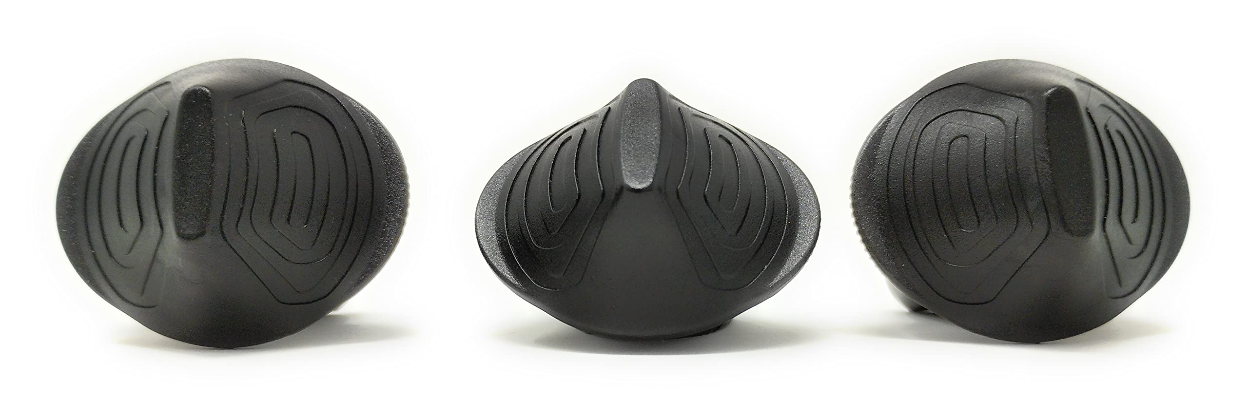 Walkstool Set of 3 Hard Plastic Replacement Feet for Walkstool Basic 50 and 60 cm