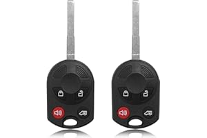2Pcs Compatible with Ford Transit Cargo & Passenger Van 2015 2016 2017 2018 2019 2020 – OEM Electronic 4-Button Remote Head H