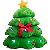 HollyHOME Animated Christmas Plush Toy Singing and Dancing Christmas Tree Plush Christmas Decoration Gifts for Kids 12.5 Inch