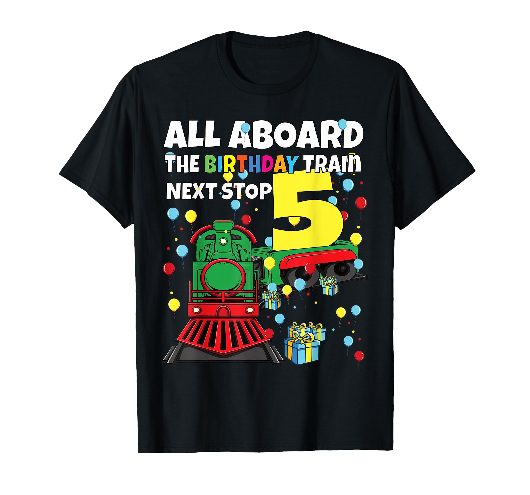 Photo 1 of * navy blue *
5th Train Birthday All Aboard the Birthday Train Boy 5 Years T-Shirt. size small.