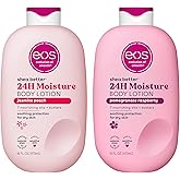 eos Shea Better Body Lotion Set- Jasmine Peach & Pomegranate Raspberry, 16 fl oz, 2-Pack