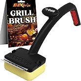 2025 Version Grill Brush Bristle Free with Scraper, BBQ Scrubber for Grill, Grill Cleaning Brush, Grill Brush for Outdoor Grill, Safe Grill Cleaner for Outdoor Grill with Double Grip Handle Design