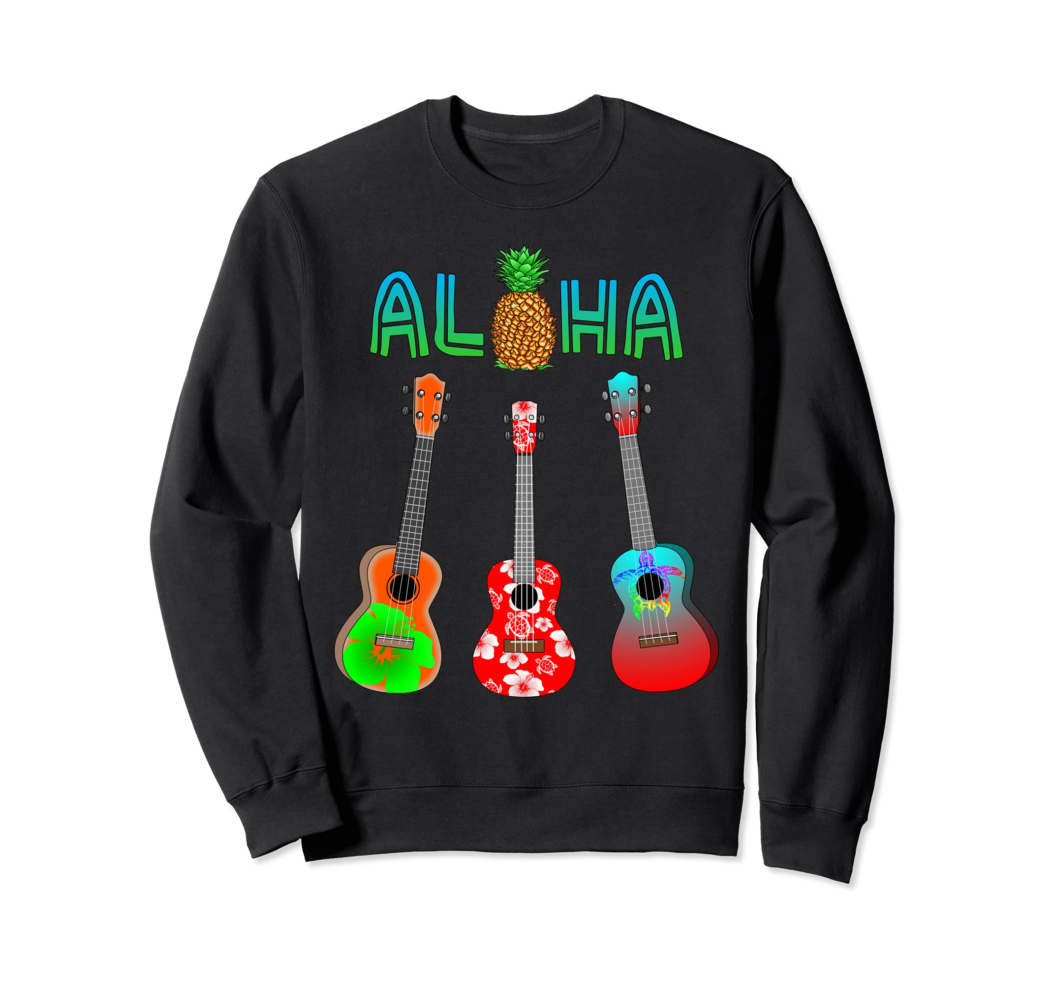 Aloha Ukulele Island Music Sweatshirt
