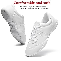 Cheer Shoes for Girls Womens White Cheer Shoes