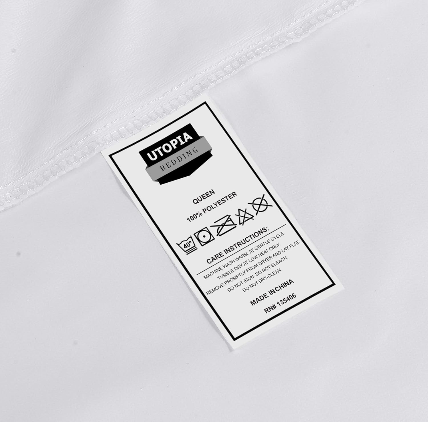 Utopia Bedding Waterproof Zippered Pillow Encasement – Pillow Protectors Jersey - 20 x 28 Inches - Bed Bug Proof (Pack of 4, Queen/Standard, White): Home & Kitchen